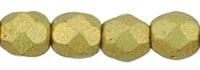 Fire-Polish 3mm : Matte - Metallic Aztec Gold