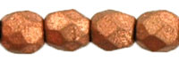 Fire-Polish 3mm : Matte - Metallic Copper