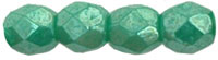 Fire-Polish 3mm : Luster - Lt Green Turquoise