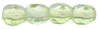 Fire-Polish 3mm : Luster Iris - Peridot