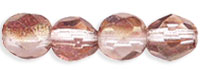 Fire-Polish 4mm : Luster - Transparent Pink