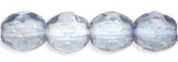 Fire-Polish 4mm : Luster - Transparent Blue