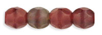 Fire-Polish 4mm : Chestnut Coral
