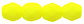 Fire-Polish 4mm : Neon Yellow