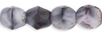 Fire-Polish 4mm : Black/White/Amethyst