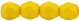 Fire-Polish 4mm : Powdery - Sunflower
