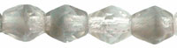 Fire-Polish 4mm : Crystal/Gray