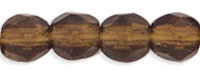 Fire-Polish 4mm : Dk Olivine