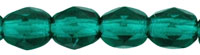 Fire-Polish 4mm : Dk Emerald