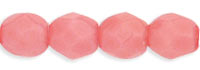 Fire-Polish 4mm : Opaque Pink