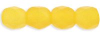 Fire-Polish 4mm : Milky Yellow