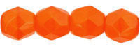 Fire-Polish 4mm : Opal/Orange