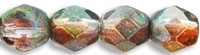 Fire-Polish 4mm : Luster - Pink/Crystal