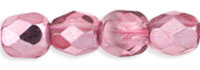 Fire-Polish 4mm : Lt Pink