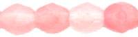 Fire-Polish 4mm : HurriCane Glass - Milky Pink Multi