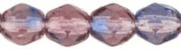 Fire-Polish 4mm : HurriCane Glass - Amethyst/Sapphire