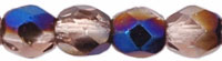 Fire-Polish 4mm : Blue Iris - Rosaline