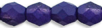 Fire-Polish 4mm : Coated - Opaque Tanzanite