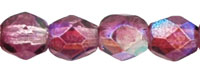Fire-Polish 4mm : Coated - Violet AB