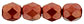 Fire-Polish 4mm : Halo Ethereal - Cardinal