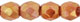 Fire-Polish 4mm : Luster - Opaque Rose/Gold Topaz