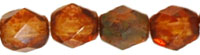 Fire-Polish 4mm : Milky Translucent Pink - Picasso