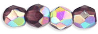 Fire-Polish 4mm : Amethyst - Vitral