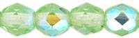Fire-Polish 4mm : Peridot AB