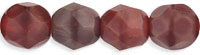 Fire-Polish 6mm : Chestnut Coral
