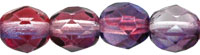 Firepolish 6mm : Dual Coated - Amethyst/Fuchsia