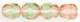 Firepolish 6mm : Green/Pink