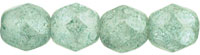 Firepolish 6mm : Luster - Stone Green