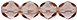 Fire-Polish 6mm : French Rose (Irregular)