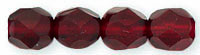 Fire-Polish 6mm : Garnet