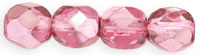 Firepolish 6mm : Med Pink