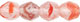 Firepolish 6mm : HurriCane Glass - Peach/Crystal