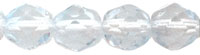 Fire-Polish 6mm : HurriCane Glass - Crystal/Lt Sapphire