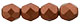 Fire-Polish 6mm : Matte - Metallic Antique Copper