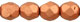 Fire-Polish 6mm : Matte - Metallic Copper