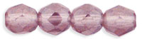 Fire-Polish 6mm : Luster - Med Amethyst