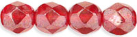 Fire-Polish 6mm : Luster - Ruby