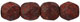 Fire-Polish 6mm : Opaque Red - Stone Picasso