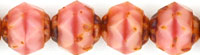 Renaissance Fire-Polish 6mm : Coral Pink - Picasso