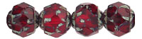 Renaissance Fire-Polish 6mm : Ruby - Picasso