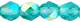 Firepolish 6mm : Lt Teal AB