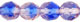 Fire-Polish 8mm : Lt Pink/Blue