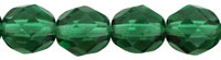 Fire-Polish 8mm : Prairie Green