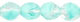 Firepolish 8mm : Crystal/Spearmint