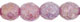 Fire-Polish 8mm : Luster - Stone Pink