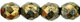 Fire-Polish 8mm : Golden Topaz Metallic